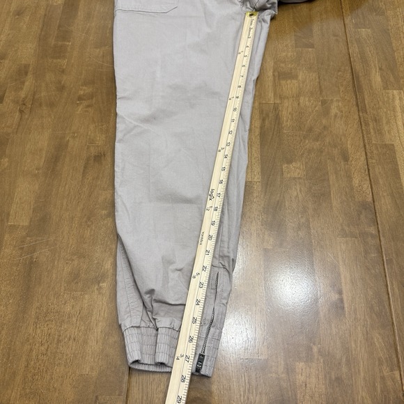 Pact jogger pants women's XL organic woven twill chino utility zippered hem - Picture 11 of 14